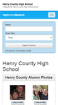 Mobile Screenshot of henrycountyhighschool.org